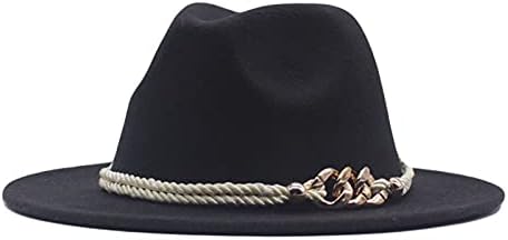 Široki rudni šeširi za muškarce Fedora Cowgirl kauboji ravne kape Fedora šeširi Bowler HATS stilski faux