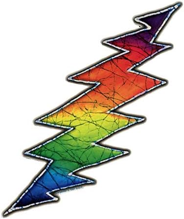 Dye The Sky Tina Carpenter Batik Zahvalna mrtva Rainbow Lightning vijak Art Decal Mini naljepnica