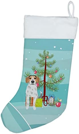 Caroline's Wires WDK2962CS Beagle Tricolor 2 Božićne božićne čarape, kamin Viseći čarape Božićna sezona