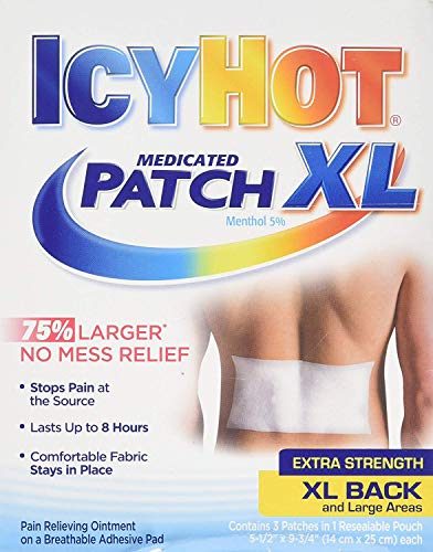 Icy Hot Medicated Patch XL, kutija sa 3 flastera - 17141
