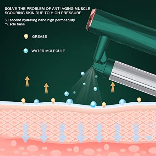 Delartsy makeup airbrush komplet, airbrush vodeni kisik injektorski kompresor kompresor nano zamagljen maglom