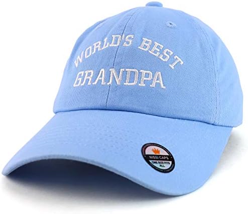 Trendy prodavnica odjeće najbolji svjetski Djed vezeni Niski profil mekani pamuk Tata šešir kapa
