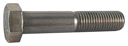 M20-2.50 x 65mm vijak vijaka glave glave, nehrđajući čelik 316 djelomično navojni, grubi navoj, veličina