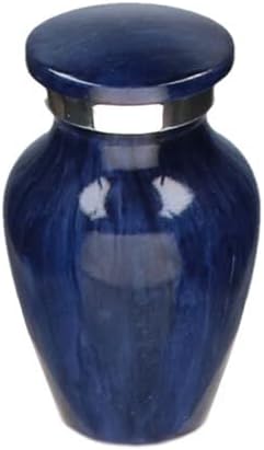Aluminijski mini urn 'elegancija tamno plavi mramorni izgled