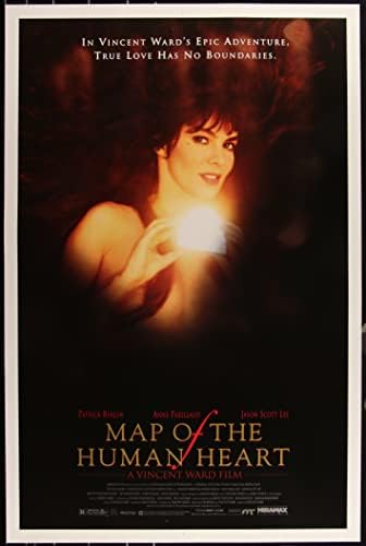 Karta ljudskog srca - 27 x41 originalni filmski poster jedan list Anne Parillaud 1992