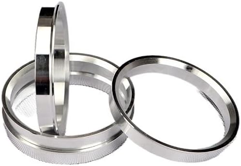 Yoiqi Hub Centrični prstenovi 4pcs Aluminijumski čvorovi za automobile Zvuk centrirani prstenovi za prstenje