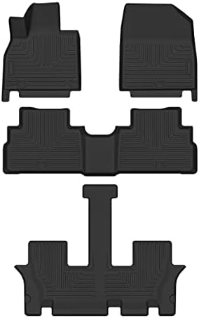 Sanban-sjekira za Kia Telluride 7 i 8 sjedala 2020 2021 2022 2023 Sve vrijeme Custom Fit Podne prostirke,