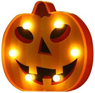 JFLYOU Halloween svjetla, Halloween Bat Pauk Lobanja bundeva oblik LED dekorativno noćno svjetlo
