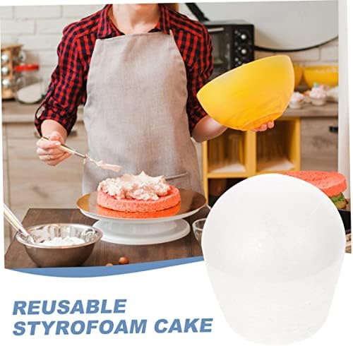 Toyvian 60 kom Cupcake pjene za kolač za kolače Ručno bijelo
