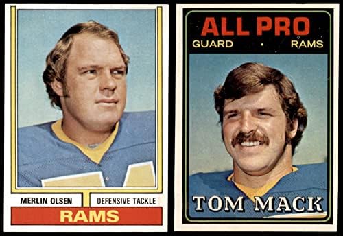 1974 TOPPS Los Angeles Rams Team Set Los Angeles Rams Nm Rams