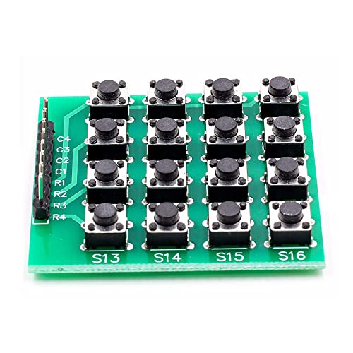 8pin 4x4 4 * 4 matrica 16 tipke tipke tipkovnice tipkovnice modul ploče MCU pogodan za Arduino DIY komplet