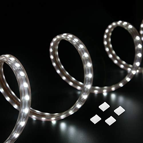 SOLUSTRE LED Vanjska žičana svjetla 100pcs Strip Light montažne kopče samoljepljive LED žičane lampice Nosači