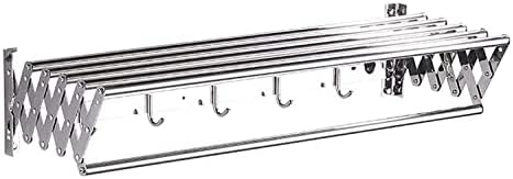 Xmcx zidni stalak za sušenje veša kompaktna sklopiva šipka za peškire za kupanje čvrsta odjeća za uštedu
