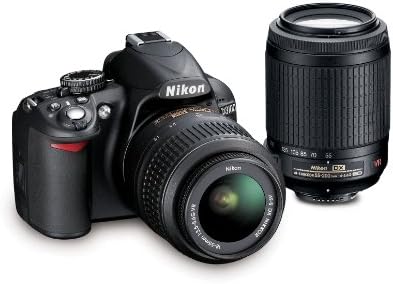 Nikon D3100 DSLR kamera sa 18-55mm VR, 55-200mm zum objektivima