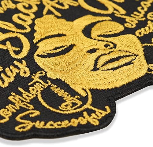 Afro djevojka hip hop patch za željezo ili šivati ​​za sve tkanine | Lijepa crna djevojka tkanina Aplikacija