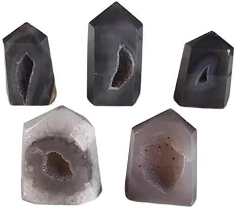 TFECOM Crystal grubo 1pc Naturalni kristalni kamenje Agate Mali stubovi 140g-980G Pogodno za kućne kristale