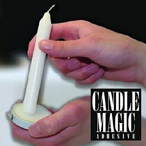 Ner mitzvah candle magic - ljepilo za vosak svijeće - ljepilo svijeće - pomaže u osiguravanju svijeća u držaču - 1 pakovanje