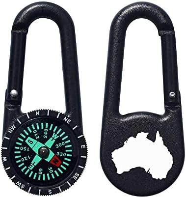 Azeeda 'Australia Country' Compass Keyring