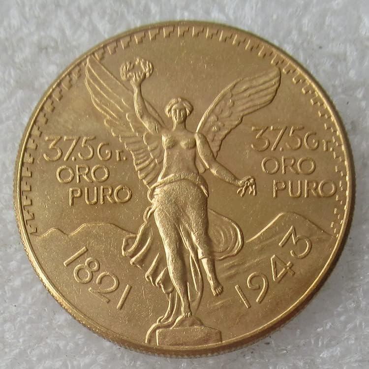 Meksička 50 peso godina stranog kopiranja pozlaćenog komemorativnog novčića