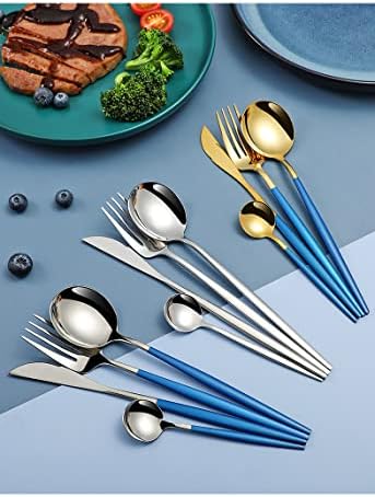 XSZON kuhinjska hrana posuđe od nerđajućeg čelika Creative viljuška za nož za odrezak sa dugom ručkom hrana
