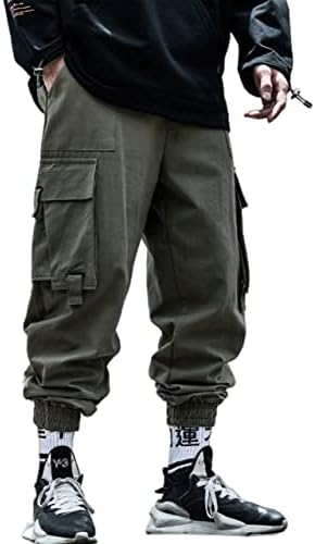 Muške jogger hlače y2k baggy techwer tecro hlače Goth hip hop harem taktičke trake hlače u ulici
