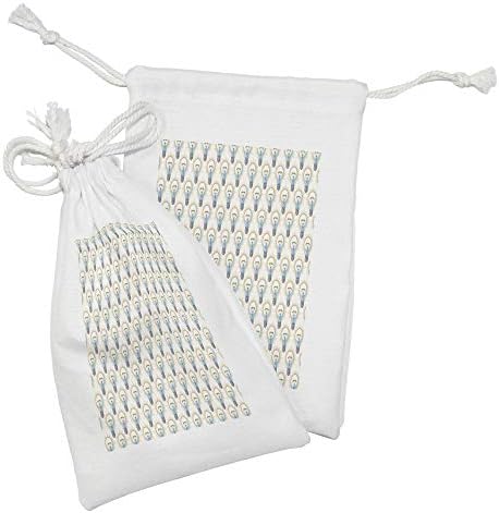AMESONNE Moderna torbica tkanine 2, kontinuirana električna svjetiljka modernog uzorka, male torbe za crtanje