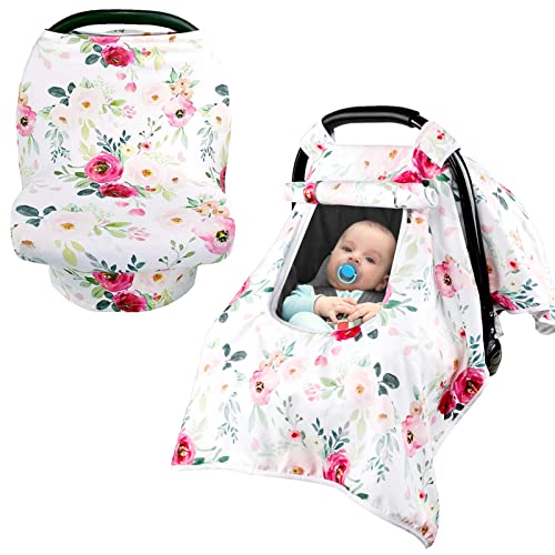 Omota za sjedalo za bebe i carseat nadstrešnicu, mekani prozračni, cvijet akvarela