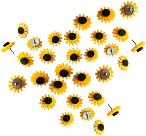 STROBOK Sunflower dekor 40pcs suncokretov push suncokret palac tapki ukrasni cvjetovi plutajuća ploča za
