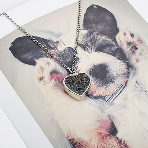 Ukrasna slika pepela Vučjeg psa urna ogrlica mačka kremiranje nakita spomen uspomena držač pepela pokloni