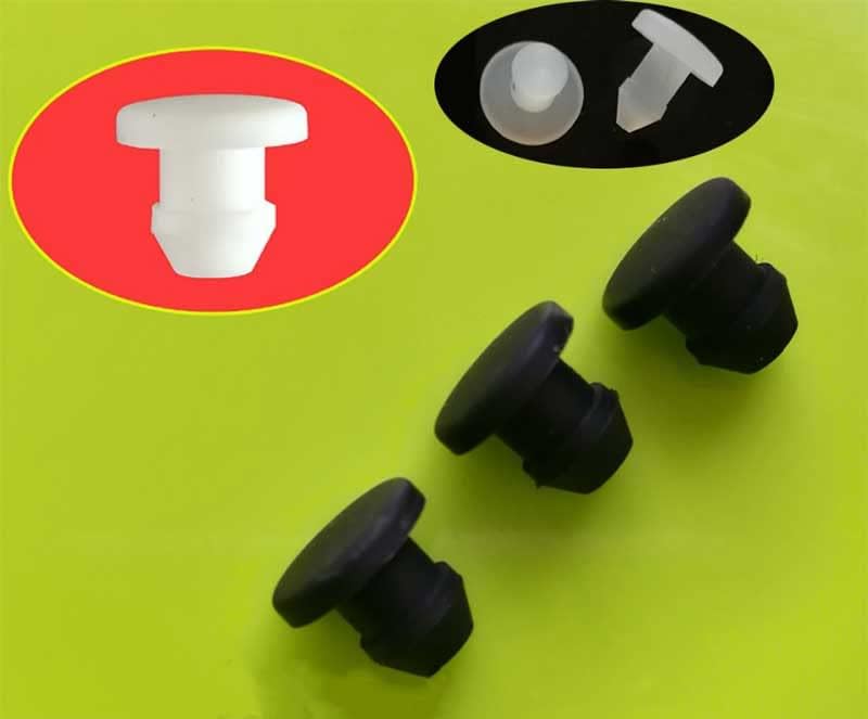 10pcs poklopci za rupe od silikonske gume 4.5 mm do 6mm T Tip poklopac utikača za zatvaranje brtvi za zatvaranje