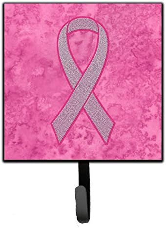 Caroline's Treasures AN1205SH4 roze traka za svijest o raku dojke povodac ili držač za ključeve, Zidne kuke,