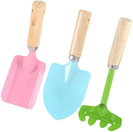 ygqzm sočni baštenski alati drvena ručka minijaturni baštenski alati lopata lopata Rake Set 3kom / Set