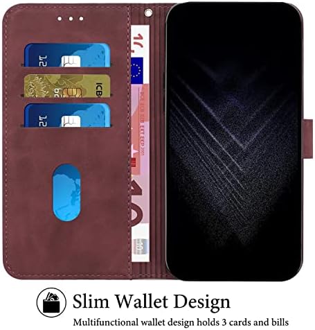 Torbica za novčanik sa preklopnom futrolom za mobilni telefon kompatibilna sa Samsung Galaxy A04e, Vintage