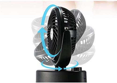 Htllt Prijenosni ventilator Električni ventilatorski punjivi mini prijenosni ultra-mirni radna površina