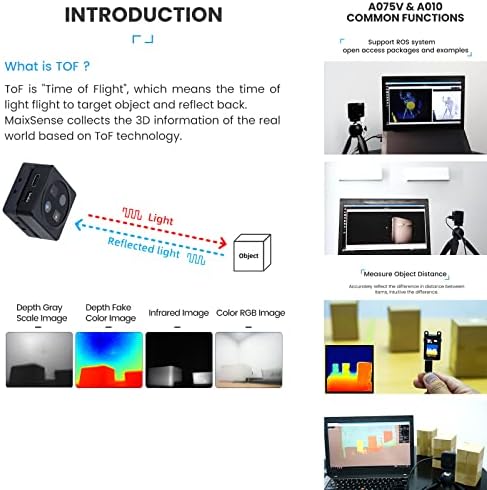 Youyeakoo SIPEED MAIXSENSENSE A010 RGBD dubina vidna kamera, s TOF 3D senzorom, pristup MCU-u, podržavaju