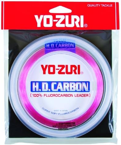 Yo-Zuri H.D. Fluorokarbonska zglobna kaol 100-dvorište lidera lidera, ružičasta, 80 kilograma