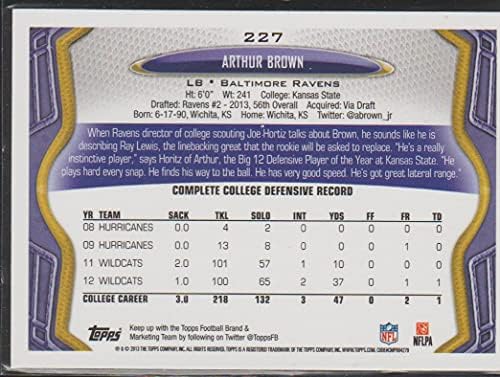 Arthur Brown 2013 topps - [baza] 227