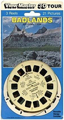 Nacionalni park Badlands - Classic Viewmaster - Set za 3 ulaza - Novo
