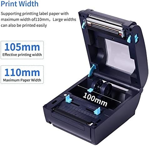 XXXDXDP Thermal Label Printer za 4x6 dostava naljepnica paket 160mm / s USB&Bt priključak printer Label