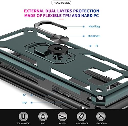LeYi kompatibilan sa futrolom za telefon Note 9, futrolom Samsung Galaxy Note 9 sa [2 pakovanja] 3D zakrivljenim