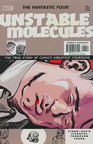 Zapanjujuće priče: fantastične četiri-nestabilne molekule 4 VF; Marvel comic book / James Sturm