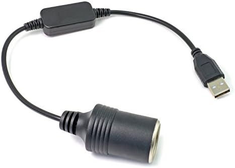 ARECORD USB na 12V DC Adapter-USB muški na 12V utičnica za upaljač za automobile ženski pretvarač snage