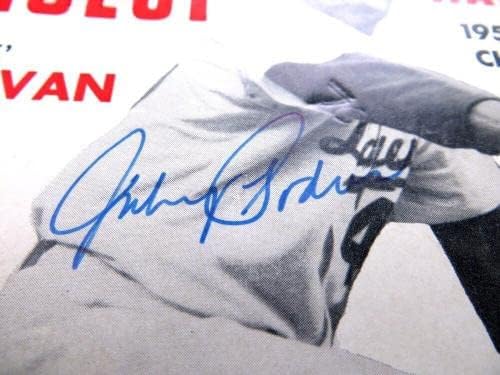 Johnny Podres potpisan Autograph Magazine Baseball Digest 1955 Dodgers JSA AG71933-MLB magazini sa autogramom
