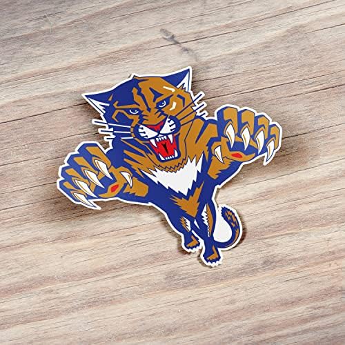 Divlji panther Simbol hokej florida Sport Logo branik naljepnica Vinil naljepnica 5 '' x 5 ''