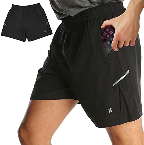 Muške kratke hlače za trčanje Fort Isle 6 Inch Inseam - lagani prozračni atletski šorc za muškarce / brzo