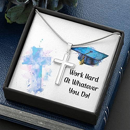 Nakit za karticu - Personalizirani pokloni, ručno izrađena ogrlica, ogrlica za diplomiranje, artisan cross,