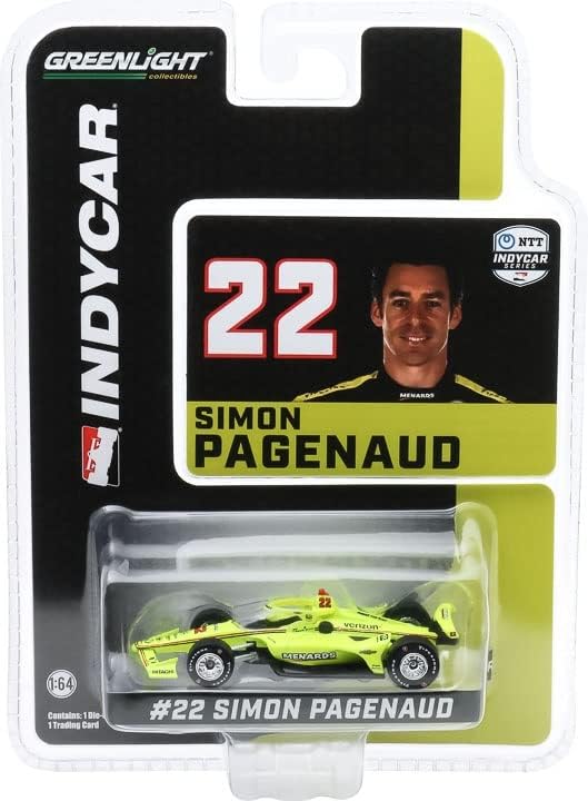 Greenlight 10870 2020 NTT IndyCar serija - 22 Simon Pagenaud / Team Penske, Menards 1: 64 skala Indy 500