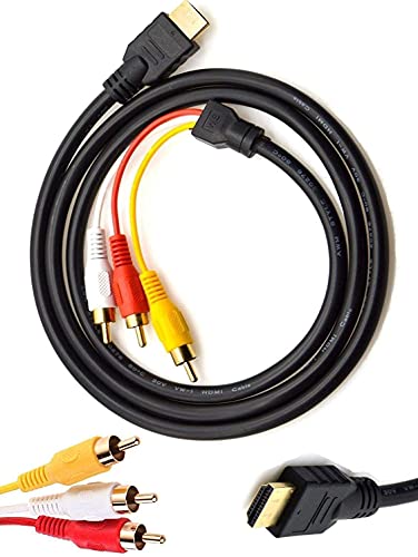 HDMI do RCA kabela, HDMI muški do 3RCA AV kompozitni muški m / m priključak Kabelski kabel kabel predajnik,