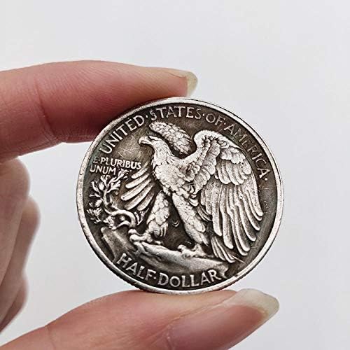 1947 Hobo Liberty Komemorativni kovanice Srebrni ploča Sakupljajte kovanice Crafts Home Dekoracija Pokloni