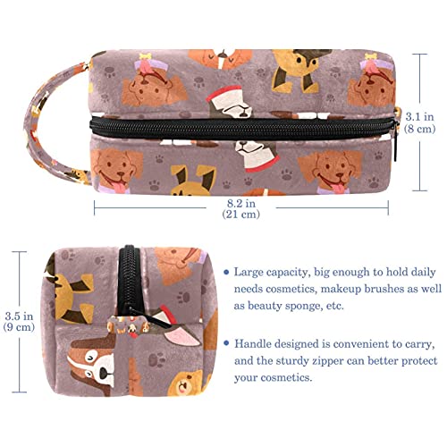 Torba za šminku Travel Kozmetičke torbe psi slatki kućni ljubimci glave toaletne vrećice Organizator torbica